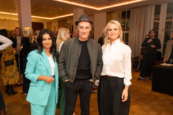 Sonali Shah and Mark Rylance and Beth Blood