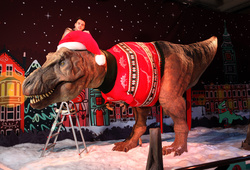 Christmas T-Rex