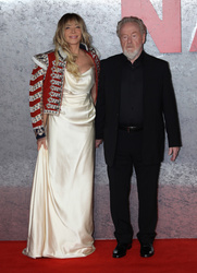 Ridley Scott and Giannina Facio