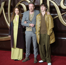 Manon McCrory-Lewis, Damian Lewis and  Gulliver McCrory-Lewis 