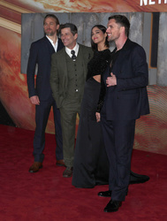 Charlie Hunnam, Zack Snyder, Sofia Boutella and Ed Skrein