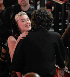 Florence Pugh and Timothee Chalamet 