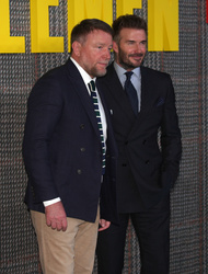 Guy Ritchie  and David Beckham  