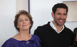 Fiona Shaw and John Krasinski 