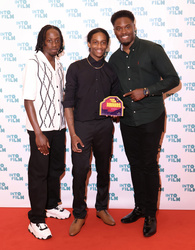 Michael Ajao, Laquarn McQueen and Armani Simpson  