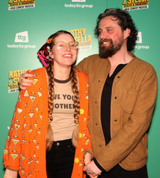 Jessie Cave and Alfie Brown