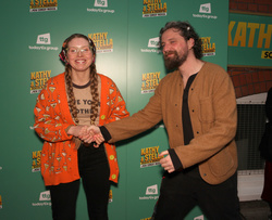 Jessie Cave and Alfie Brown