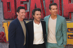 Hugh Jackman, Shawn Levy and Ryan Reynolds