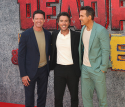 Hugh Jackman, Shawn Levy and Ryan Reynolds