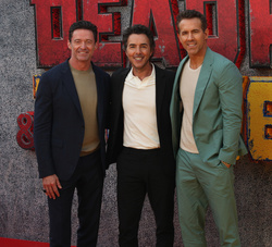 Hugh Jackman, Shawn Levy and Ryan Reynolds