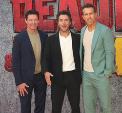 Hugh Jackman, Shawn Levy and Ryan Reynolds