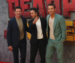 Hugh Jackman, Shawn Levy and Ryan Reynolds