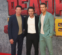 Hugh Jackman, Shawn Levy and Ryan Reynolds