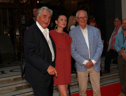 Jim Carter, Bessie Carter and Jim Broadbent  