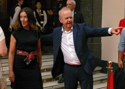 Victoria Hislop and Ian Hislop