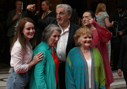 Sophie McShera, Phyllis Logan, Jim Carter, Lesley Nicol and  Bessie Carter 