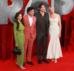  Bhavna Vaswani, M Night Shyamalan, Saleka and Josh Hartnett 