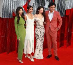 Bhavna Vaswani, Ishana Shyamalan, Saleka and M Night Shyamalan