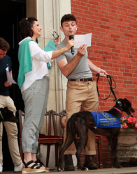 Stephanie J. Block and Charlie Stemp 