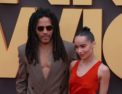 Lenny Kravitz and Zoe Kravitz 