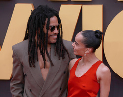 Lenny Kravitz and Zoe Kravitz 