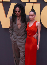 Lenny Kravitz and Zoe Kravitz 