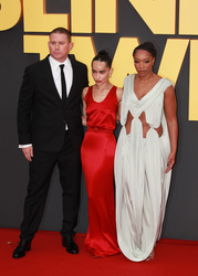 Channing Tatum, Zoe Kravitz and Naomi Ackie