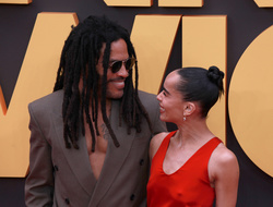 Lenny Kravitz and Zoe Kravitz 