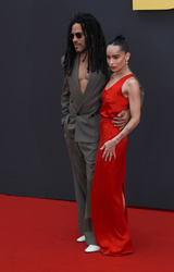 Lenny Kravitz and Zoe Kravitz 