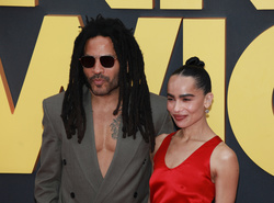 Lenny Kravitz and Zoe Kravitz 