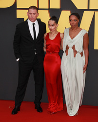 Channing Tatum, Zoe Kravitz and Naomi Ackie