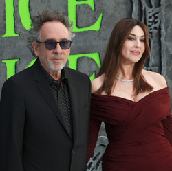  Tim Burton and Monica Bellucci   