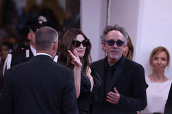 Monica Bellucci and Tim Burton