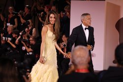 Amal Clooney  and George Clooney  