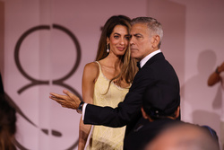 Amal Clooney  and George Clooney  