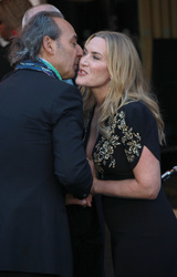 Alexandre Desplat and Kate Winslet