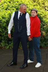  Vinnie Jones   and Sam Lupton