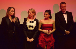 Angelina Jolie, Alba Rohrwacher, Aggelina Papadopoulou and Steven Knight 