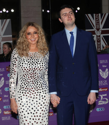 Carol Vorderman and Cameron King