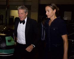 Hugh Grant and Anna Elisabet Eberstein