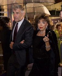 Ivan Massow and Joan Collins