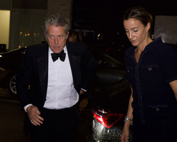 Hugh Grant and Anna Elisabet Eberstein