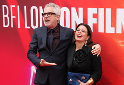 Alfonso Cuaron and Gabriella Rodriguez 