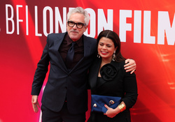 Alfonso Cuaron and Gabriella Rodriguez 