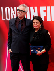 Alfonso Cuaron and Gabriella Rodriguez 