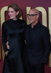 Stanley Tucci and Felicity Blunt 