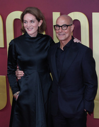 Stanley Tucci and Felicity Blunt 