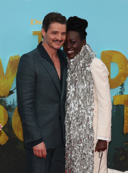 Pedro Pascal and Lupita Nyong