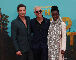 Pedro Pascal, Chris Sanders and Lupita Nyong