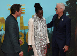 Pedro Pascal, Lupita Nyongâo and Chris Sanders 